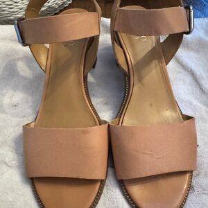 Franco Sarto Elegant Tan Sandals